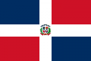 Flag of the Dominican Republic.svg  180x120 - Доминикана