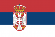 Flag of Serbia.svg  180x120 - Сербия
