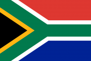 Flag of South Africa.svg  180x120 - ЮАР