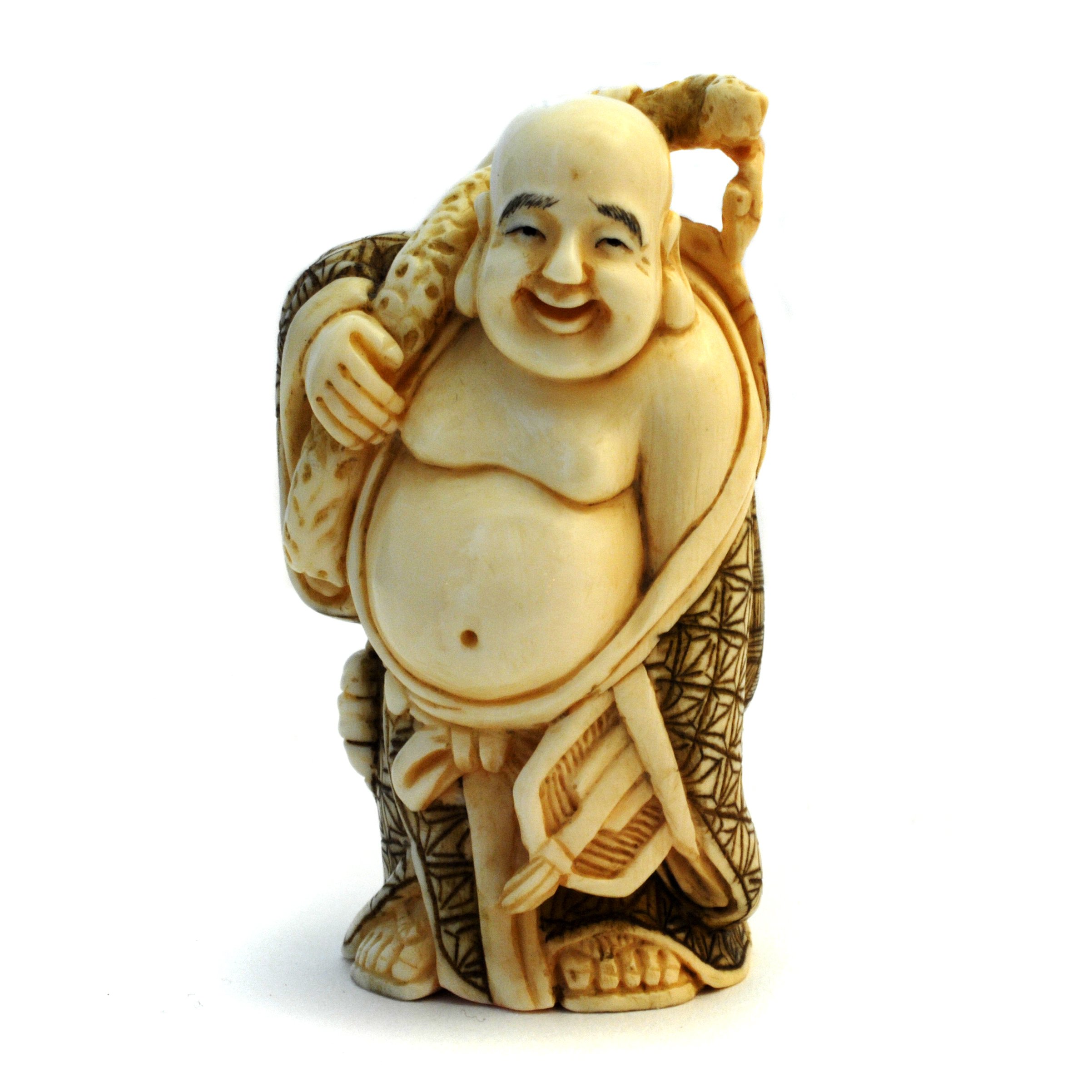 Mammoth ivory netsuke buddha - Искусство и культура