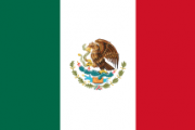 Flag of Mexico.svg  180x120 - Мексика